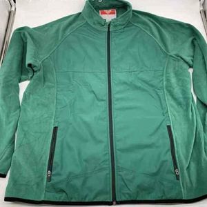 Team 365 Men's Green Sweatshirt Fleece Jacket Coat  - Size XL